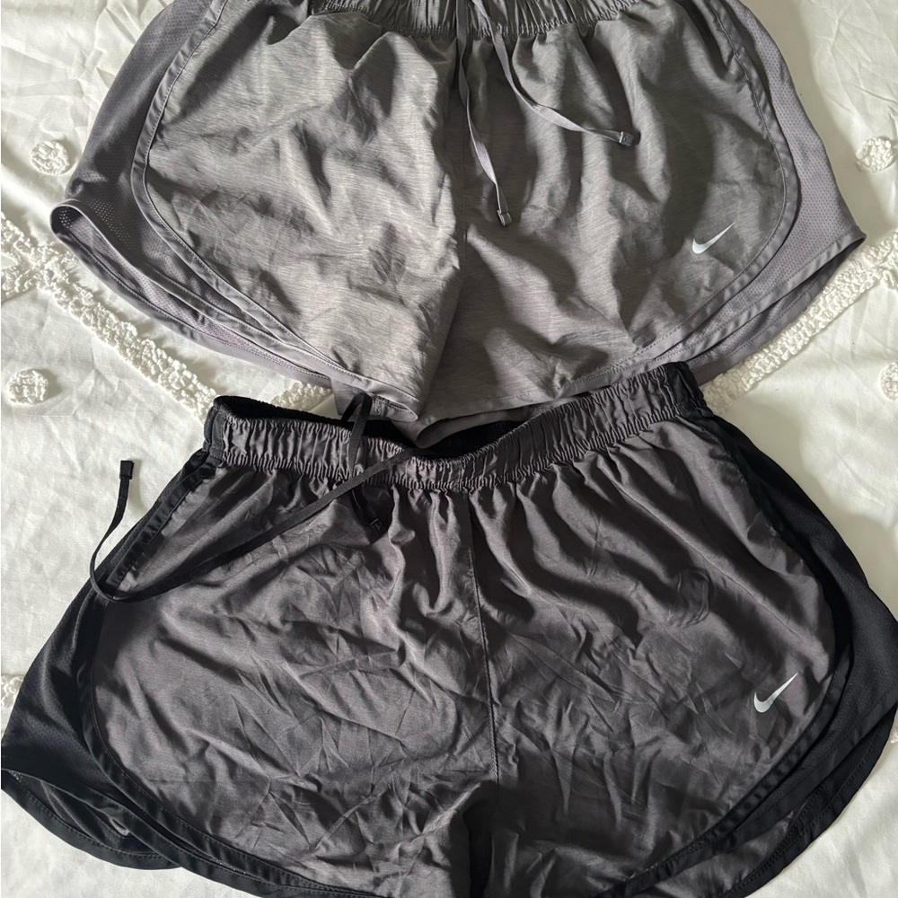 Nike Dual Gray Athletic Shorts